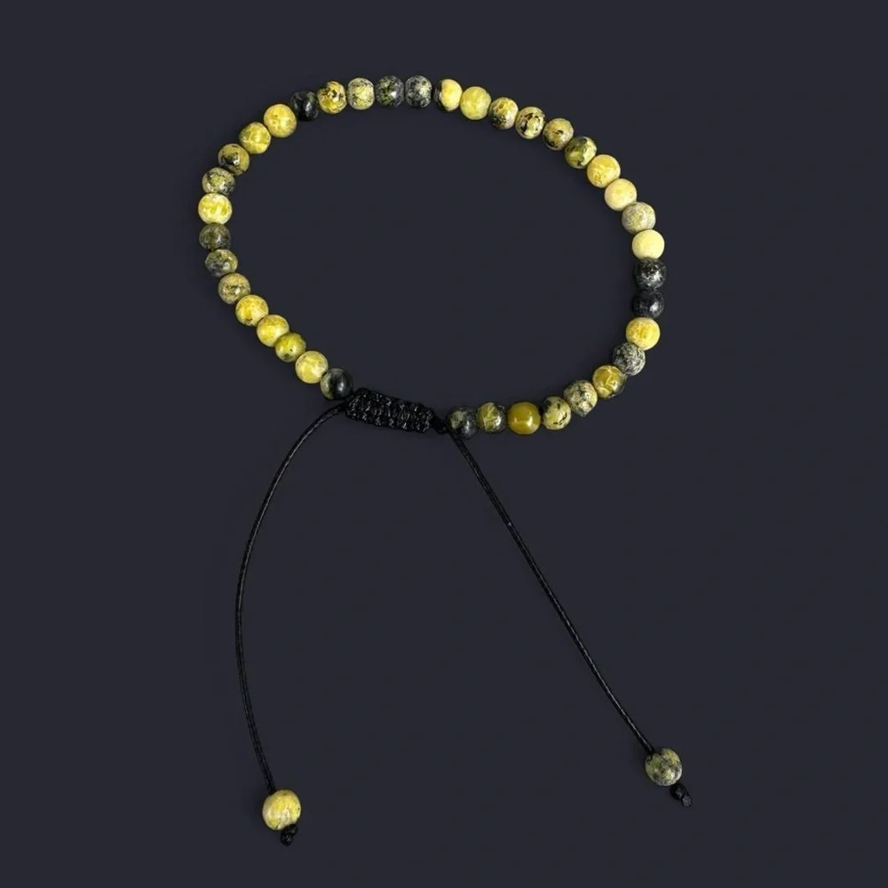Gemstone Bead Bracelet Stack 4mm - 5pcs